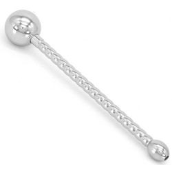 UrethralPlay Plug d'urètre percé Long Ball 10cm